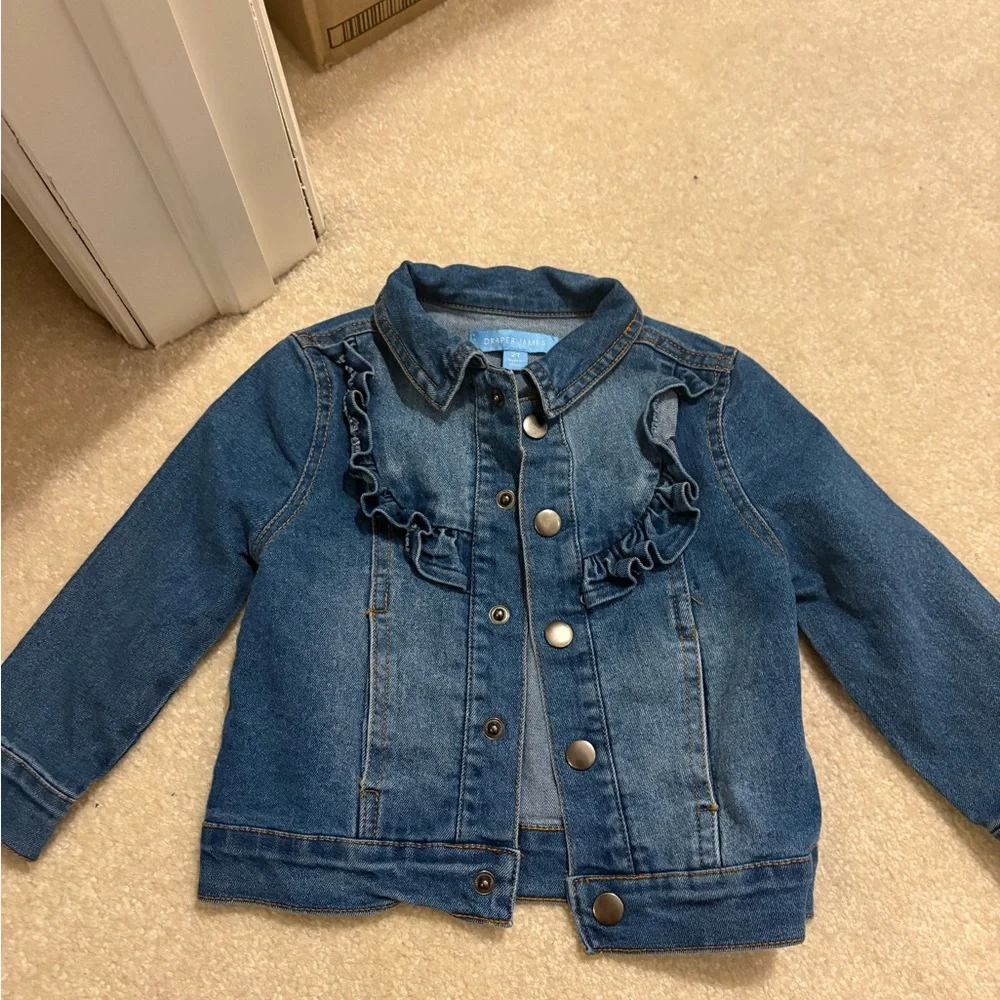 🌸5/$50🌸 Draper James Blue Denim Jacket - Picture 3 of 5